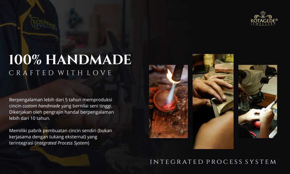 proses pembuatan cincin handmade
