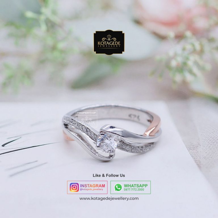  Cincin  Wanita Exclusive Rose  Gold  Palladium RG0084PD